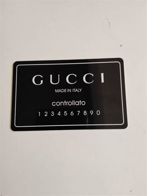 gucci controllato card